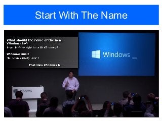 Start With The Name