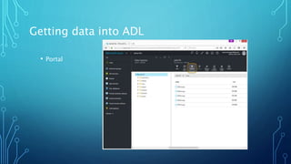 Hands-On with U-SQL and Azure Data Lake Analytics (ADLA) Slide 10
