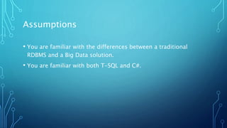 Hands-On with U-SQL and Azure Data Lake Analytics (ADLA) Slide 3