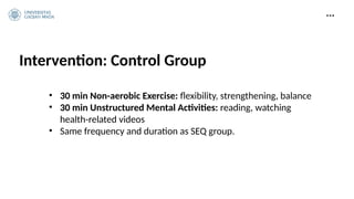 Multiple Center Rcts Sequential Aerobic Exercise and Cognitive Training for Stroke Recovery ...