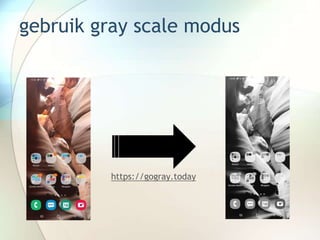gebruik gray scale modus
https://gogray.today
 