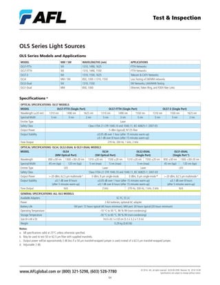 Afl test-inspection-catalog | PDF