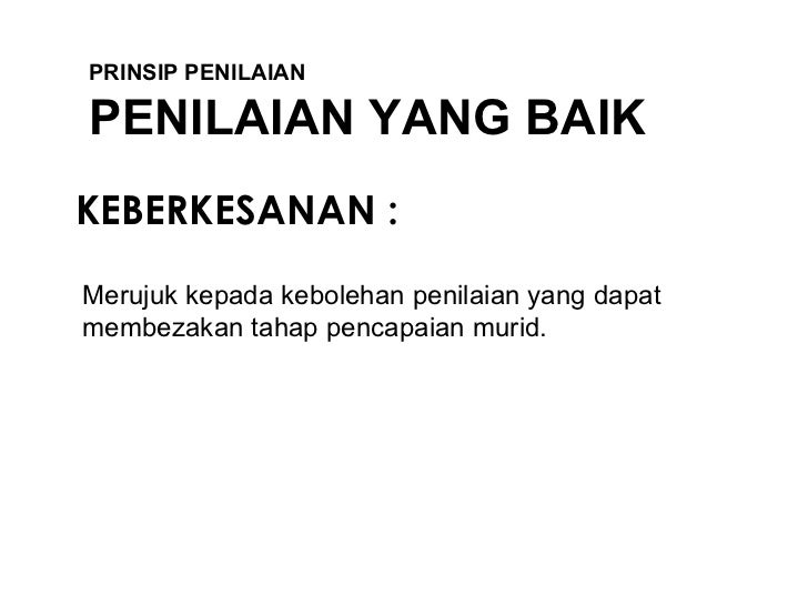 Penilaian Untuk Pembelajaran