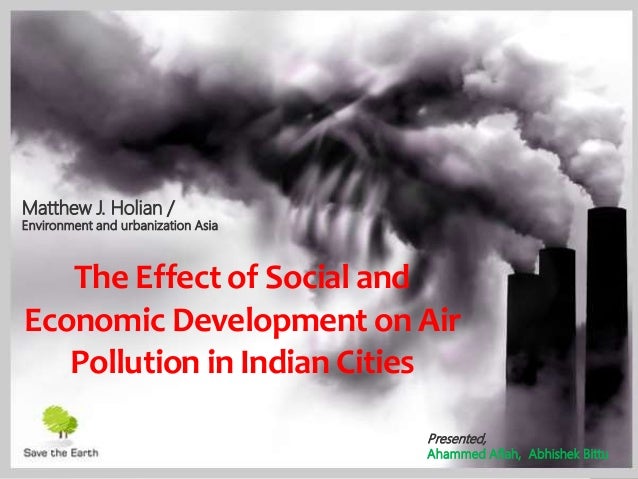 the effect of social and economic development on air literature reviews apa