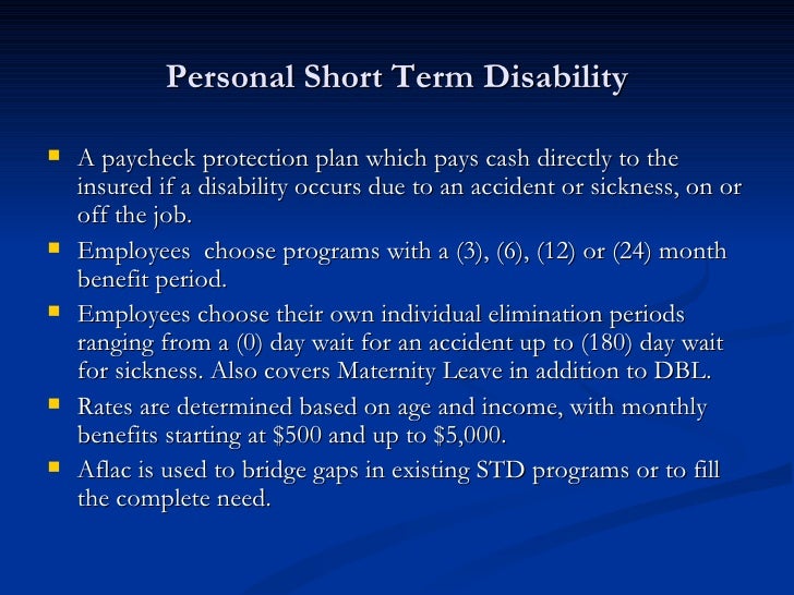 Disability insurance income protection