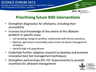 Integrated groundnut aflatoxin management