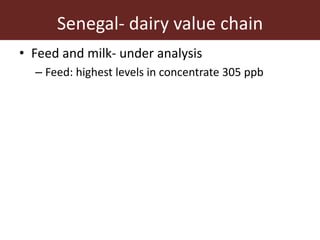 Aflatoxins and animal health: Case studies from Africa