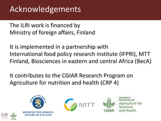 Aflatoxins and animal health: Case studies from Africa