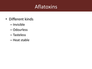 Aflatoxins in the dairy value chain: A challenge for the informal market?