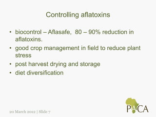 The Aflatoxin Challenge | PPTX