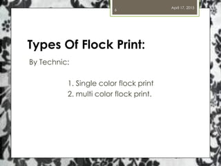Flock print | PDF