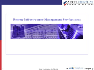 Remote Infrastructure Management Services  [RIMS] 