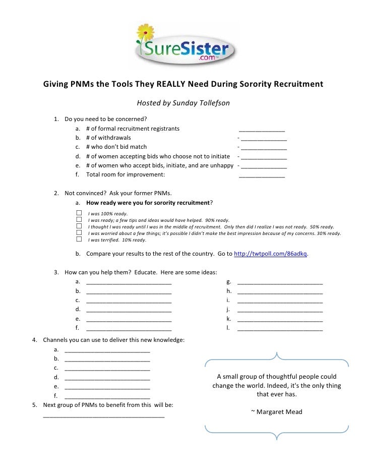 Giving Pnms The Tools They Really Need During Panhellenic Recruitment