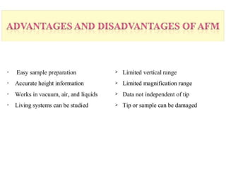 Atomic Force Microscope