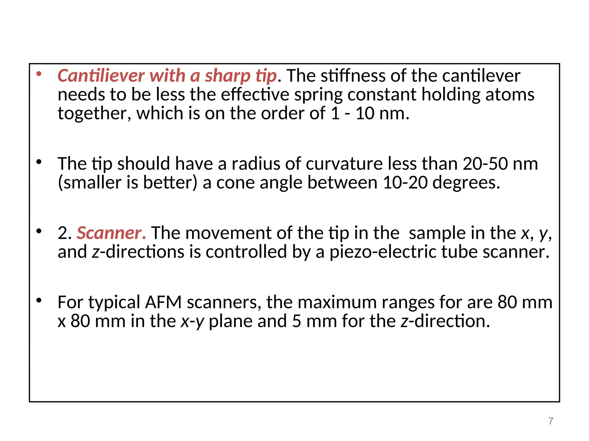 Atomic Force Microscopy Presentation Ppt Ppt