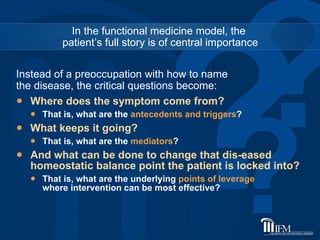 Ifm Matrix Example IFM: The New Paradigm of Medicine | PPT