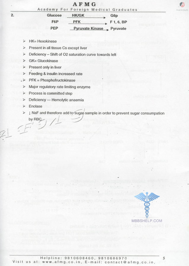 Biochemistry AFMG Notes | PDF