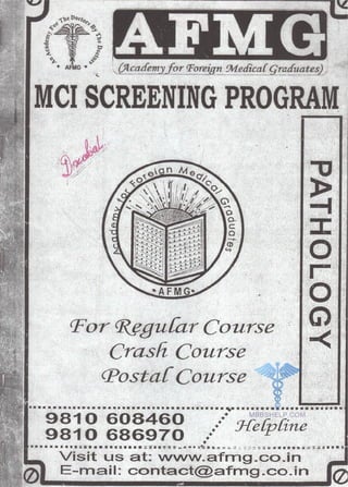 Pathology AFMG Notes | PDF