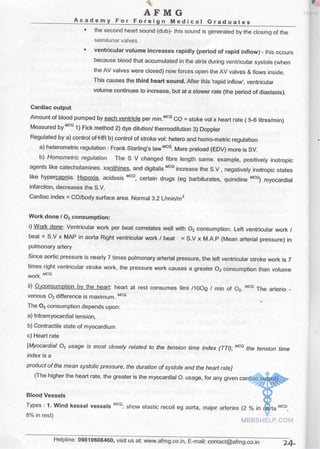 Physiology AFMG Notes | PDF