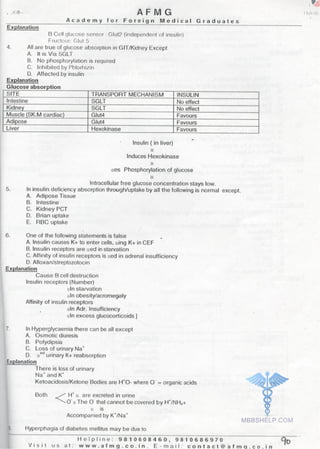 Physiology AFMG Notes | PDF