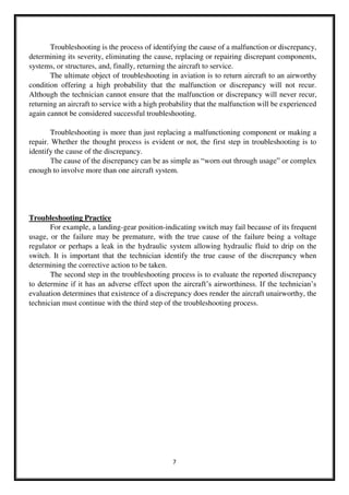 Technical Issue Examples Aviation Airframe Maintenance and Repair | PDF