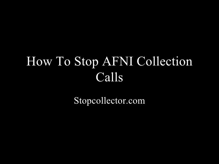 What is AFNI Collections?