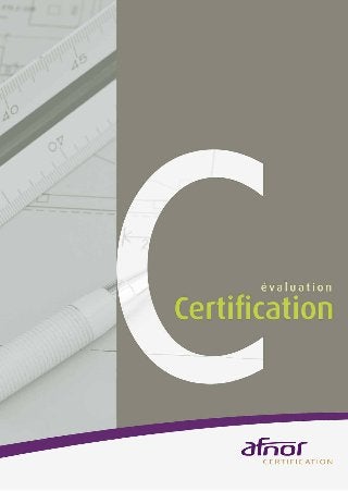 AFNOR Certification - Description