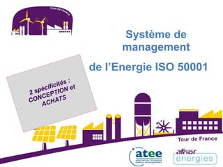 Système de
management
de l’Energie ISO 50001
 
