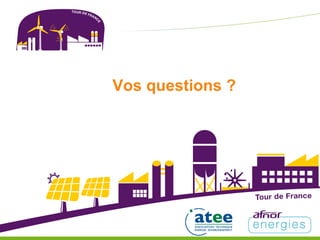 Vos questions ?
 