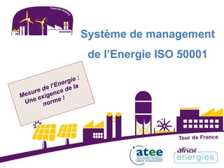 Système de management
de l’Energie ISO 50001
 