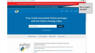 Not a coder?
donate!!!
 