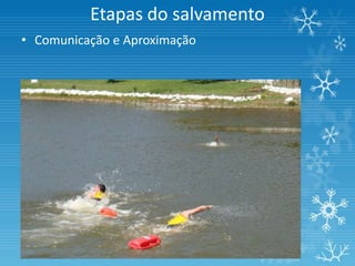 Etapas do salvamento
• Comunicação e Aproximação
 