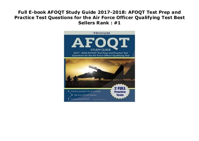 best afoqt study guide