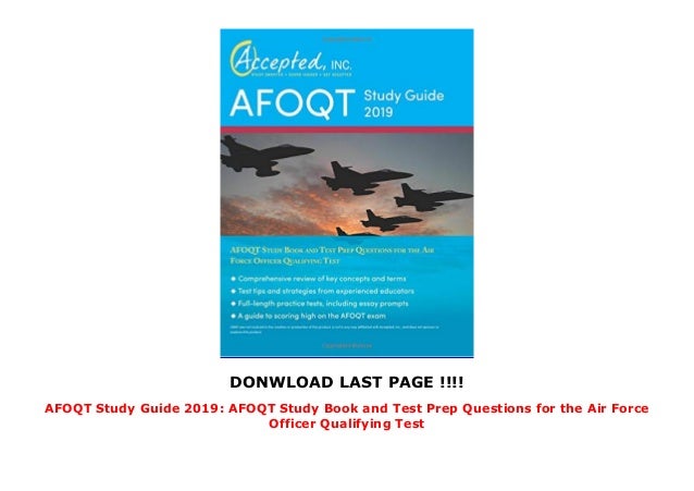AFOQT Study Guide 2019: AFOQT Study Book and Test Prep Questions for ...