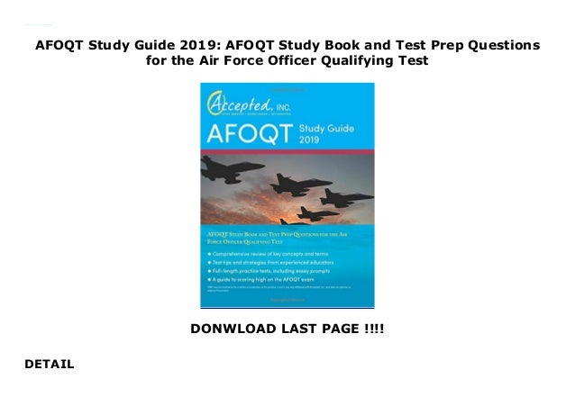 AFOQT Study Guide 2019: AFOQT Study Book and Test Prep Questions for ...