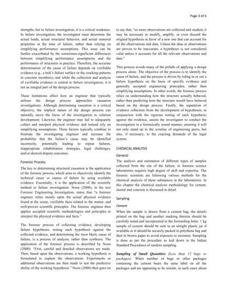 A forensic view to structural failure analysis article | PDF