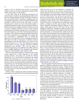 A Forest Planning Problem Solved Via A Linear Fractional Goal ...