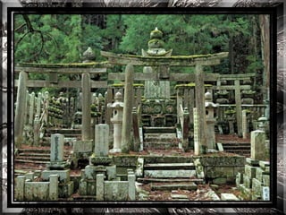 A forest shrine in japan