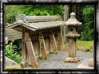 A forest shrine in japan