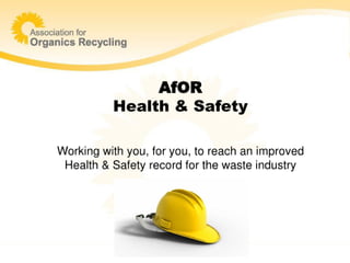AfOS H&amp;S Introduction