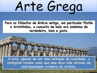  A arte como expressão. 