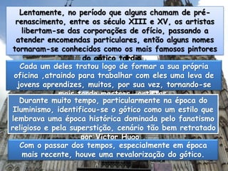 Ciência e a ArteA arte e a ciência situam-se em campos completamente distintos.A proximidade entre os dois campos é bem maior do que se imagina. Isto dá azo a que artistas e cientistas tenham, muitas vezes, a mesma percepção do mundo.Exemplo: Nas pinturas.Com isto, o artista utiliza as descobertas científicas como fonte de inspiração, mas também as reflecte no decurso do processo, de onde vai resultar a sua obra.