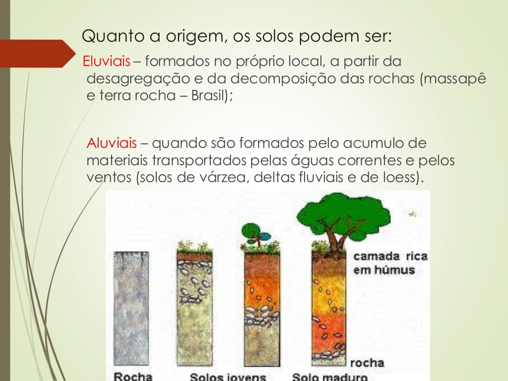 Com Relacao A Formacao Dos Solos Assinale A Alternativa Correta