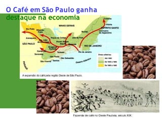 O Café em São Paulo ganha
destaque na economia
 