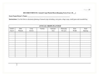 Record keeping and recordkeeping booklet final booklet | PDF