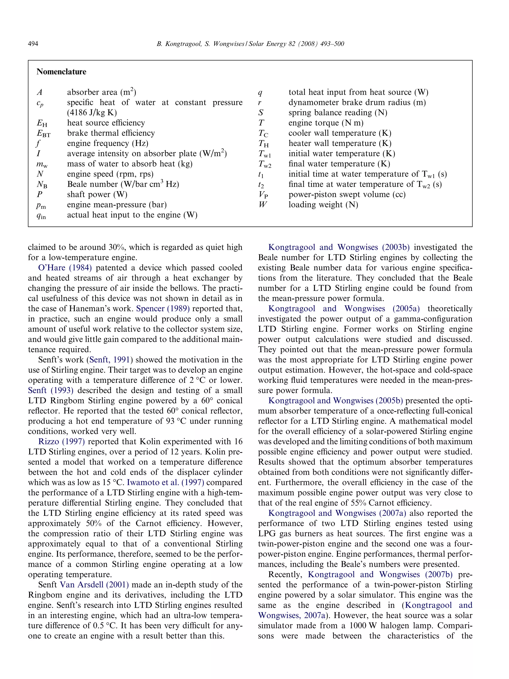 A four power piston low-temperature differential stirling | PDF