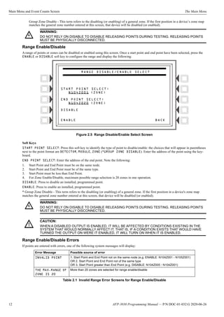 Manual de programación central AFP-3030 | PDF