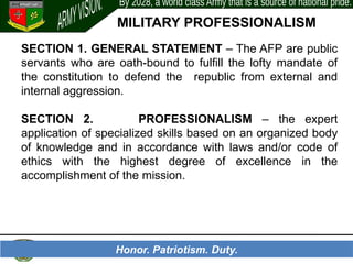 ARMED FORCES OF THE PHILPPINES-CODE-OF-ETHICS | PPTX