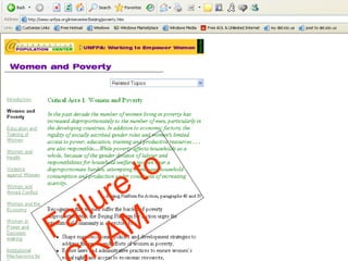 Failure to CRAM 