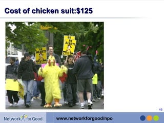 Cost of chicken suit:$125 